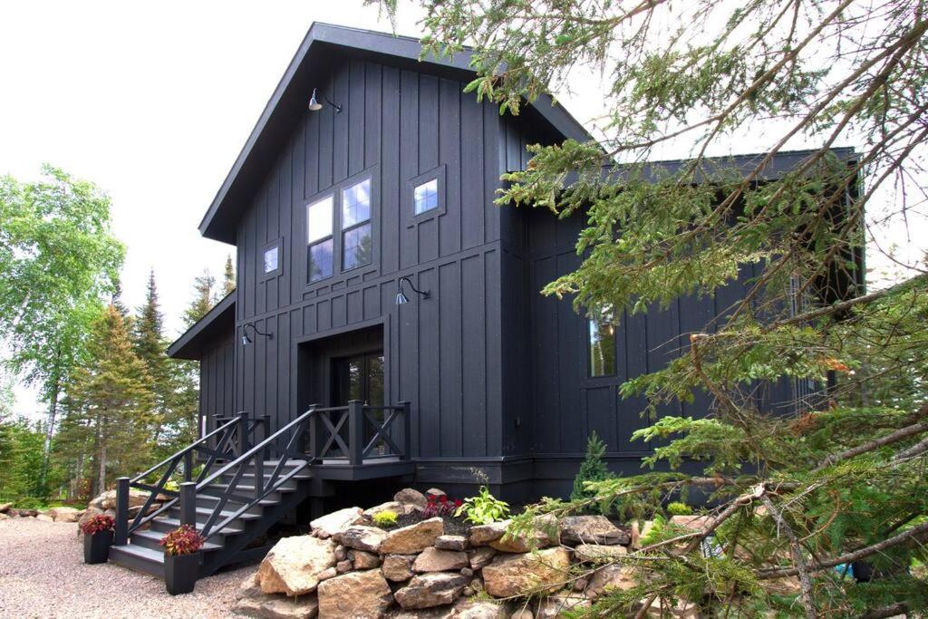New Rustic Modern Cabin At Lutsen Mountains Buitenkant foto